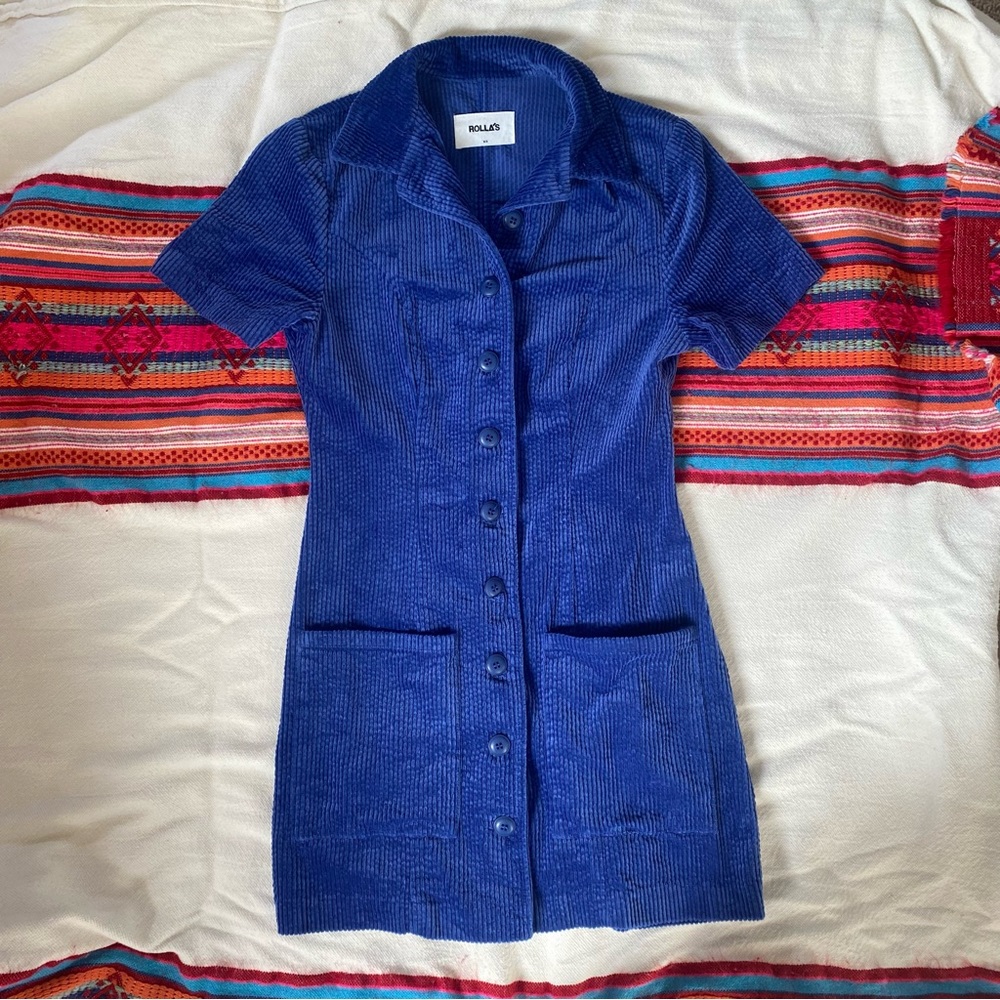 Rolla’s Francois Cord Dress Blue